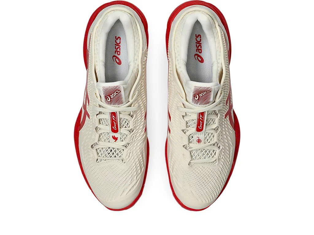 Giày Asics Court FF 3 Novak Cream/C Red