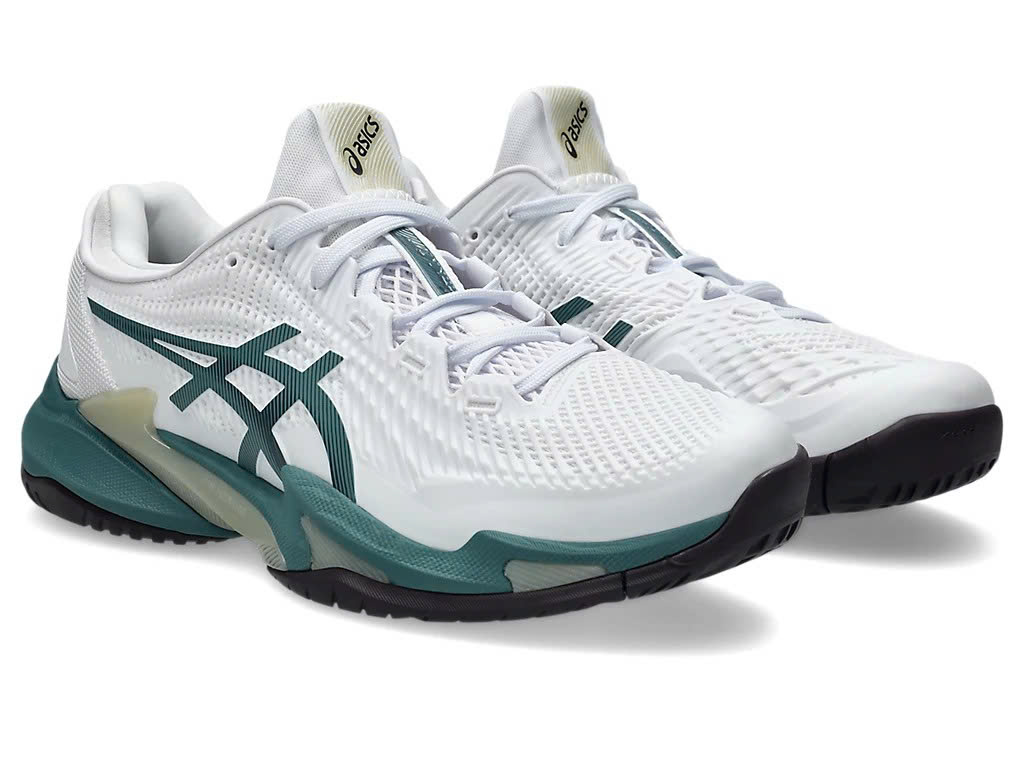 Giày Asics Court FF 3 White/Foggy Teal