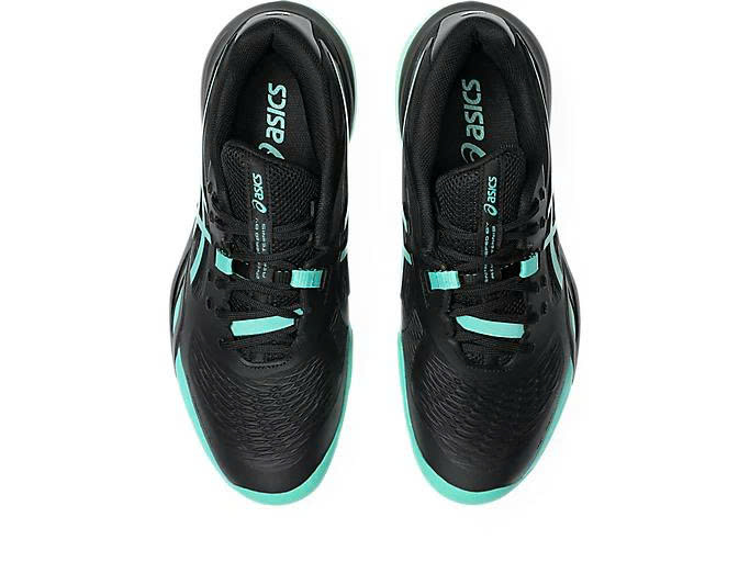Giày Asics Gel Resolution X Black/Aurora Green
