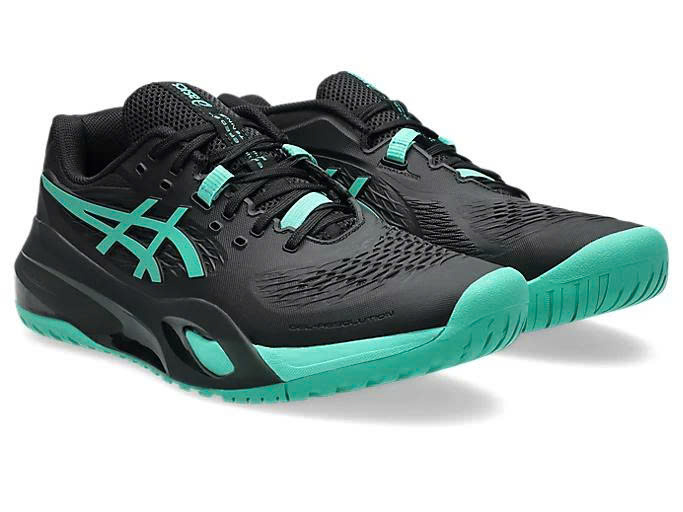 Giày Asics Gel Resolution X Black/Aurora Green
