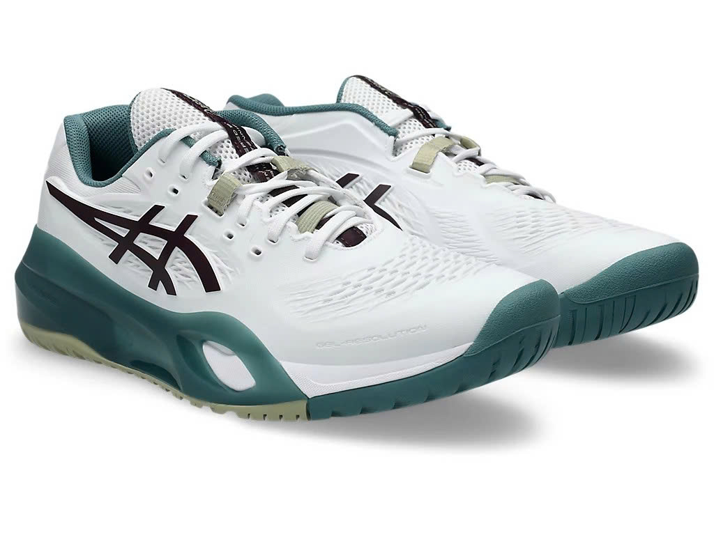 Giày Asics Gel Resolution X White/Dark Aubergine