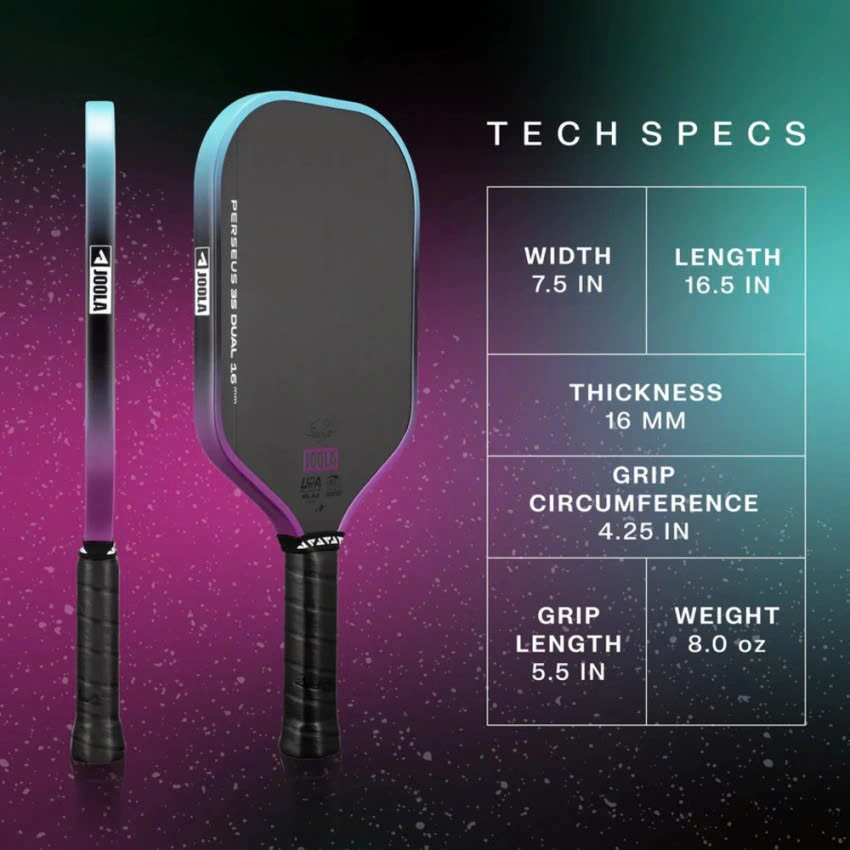 Vợt Pickleball Joola Perseus 3S Dual 14/16mm