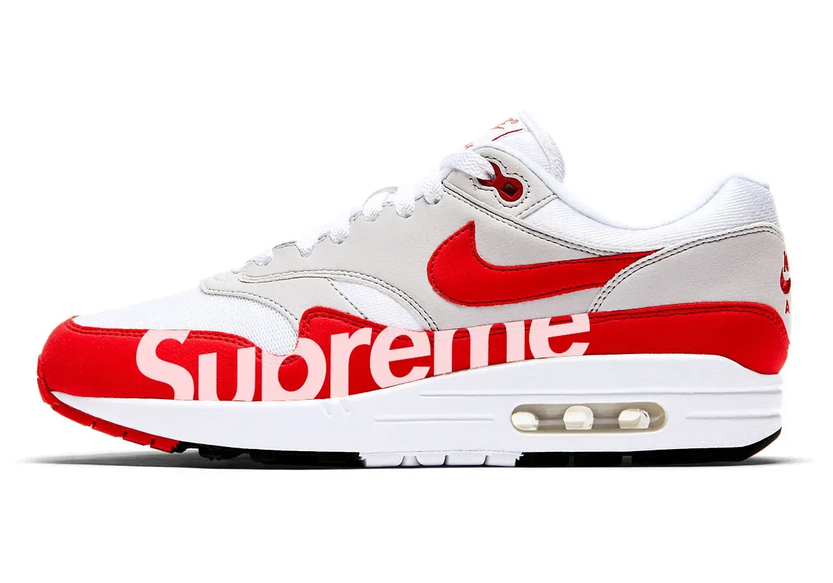 Supreme và Nike hợp tác cho ra mắt Air Max 1 vào năm 2025