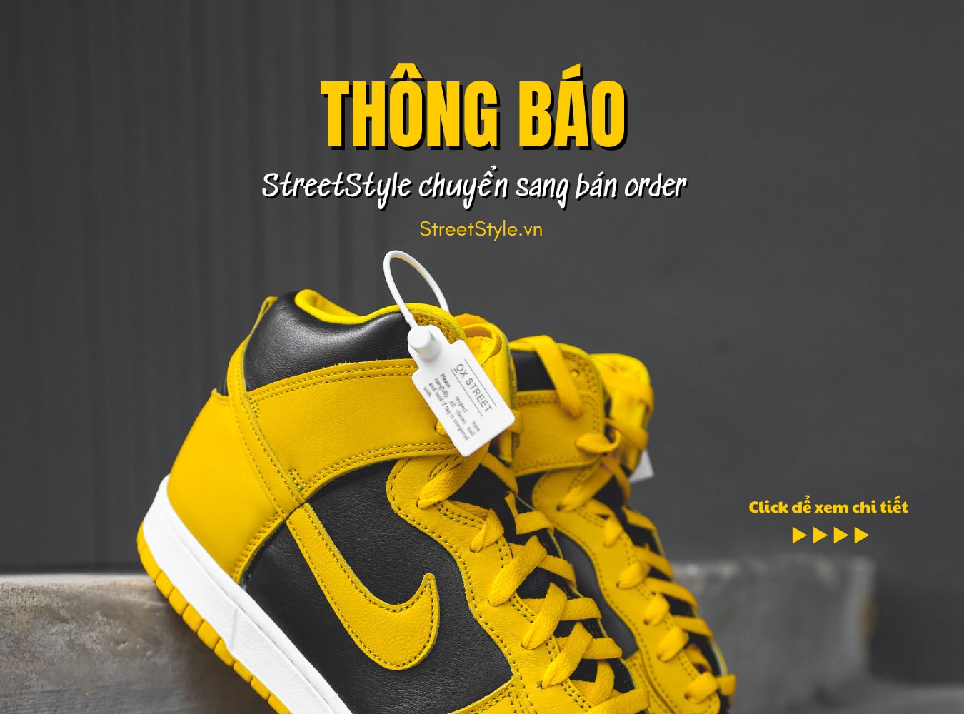 StreetStyle chính thức chuyển qua bán order