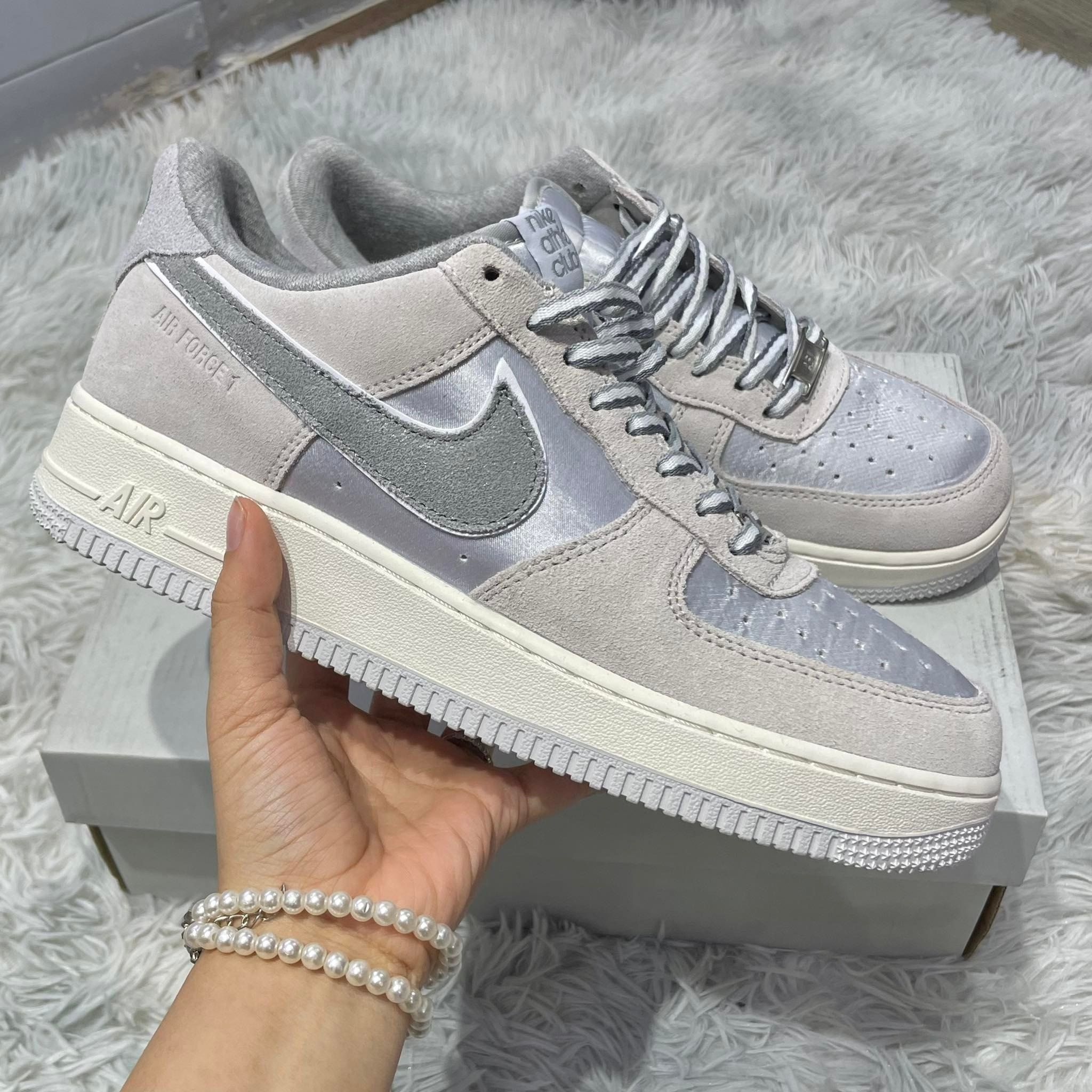 Giày Nike Air Force Low Athletic Club Grey 1:1 (CÓ SẴN)