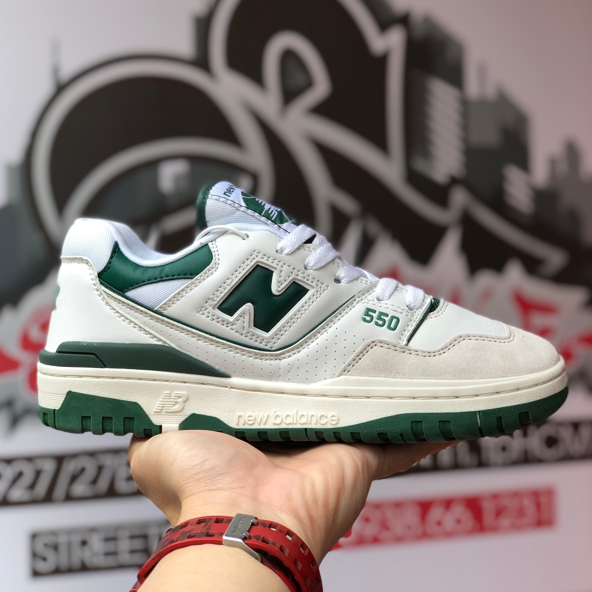 New Balance 550 White Green (CÓ SẵN)