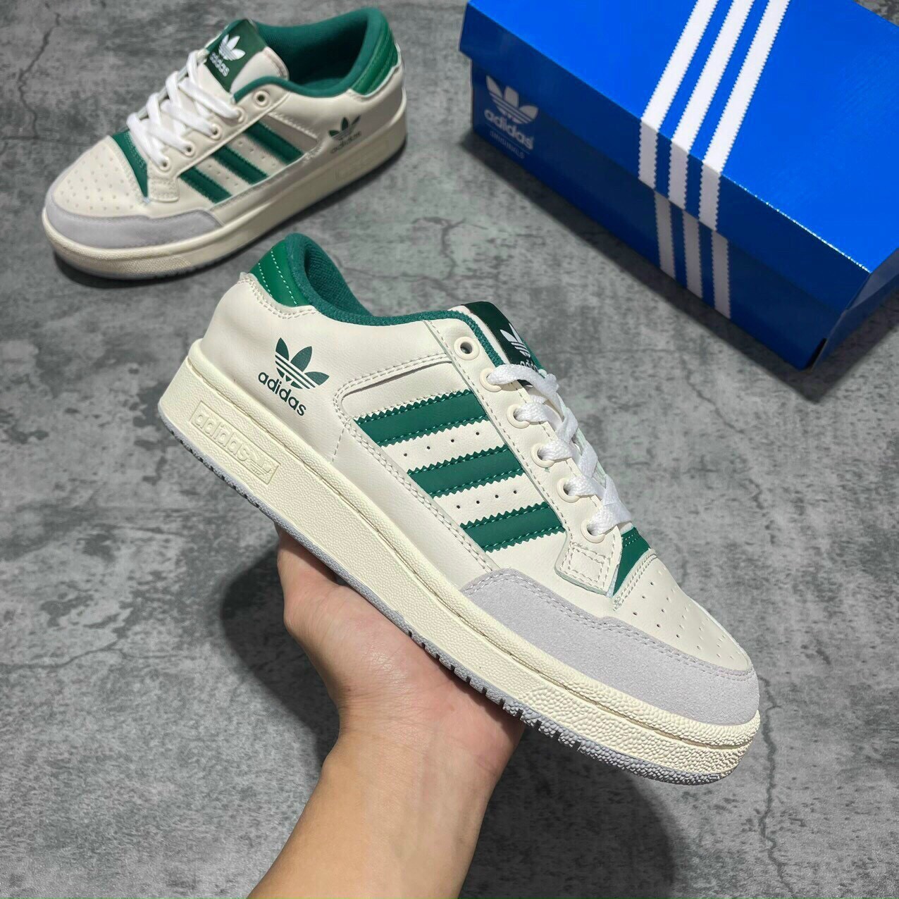 Giày Adidas Forum 84 Low Green (ORDER)