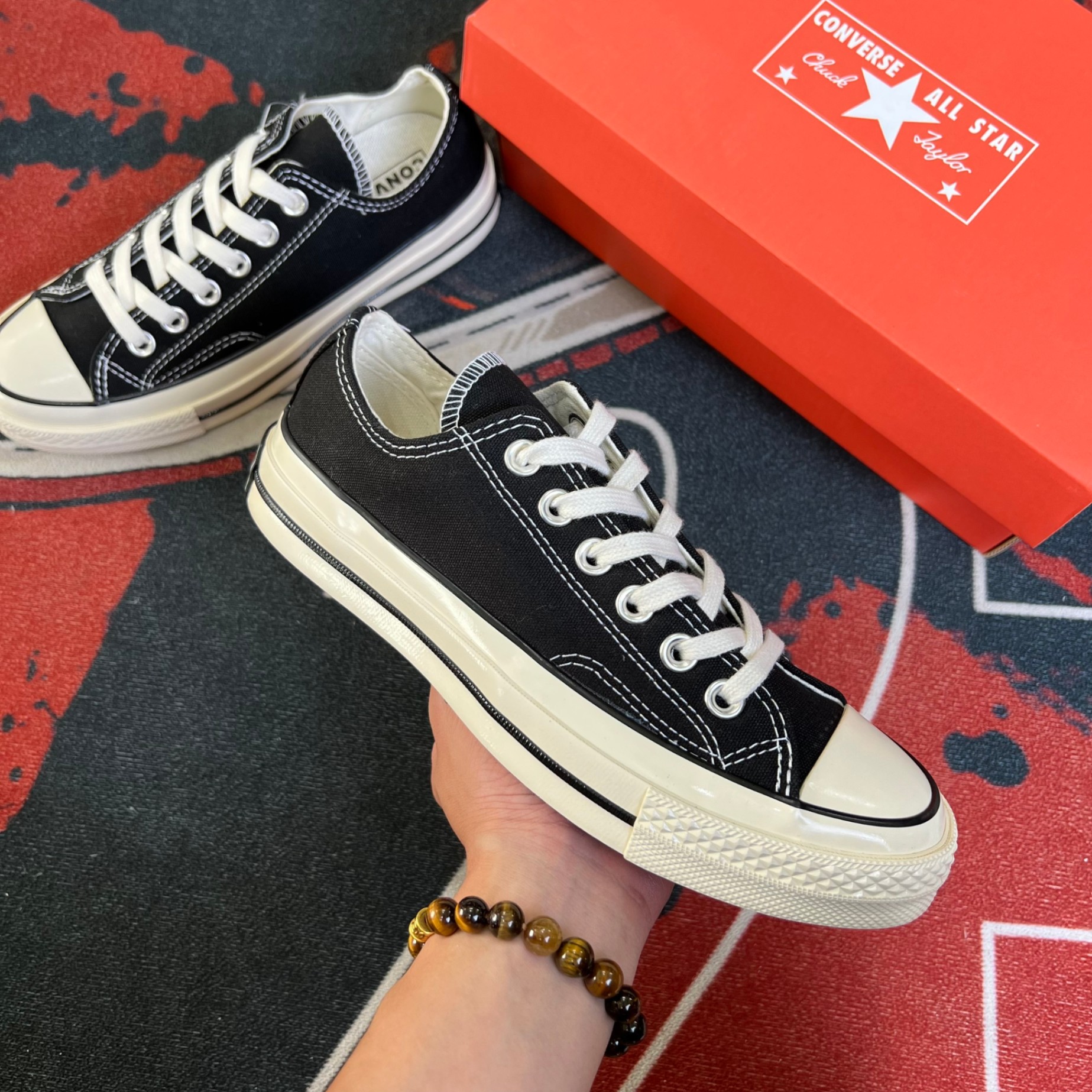 Giày Converse Chuck Taylor All Star 1970s cổ thấp đen trắng [ORDER]