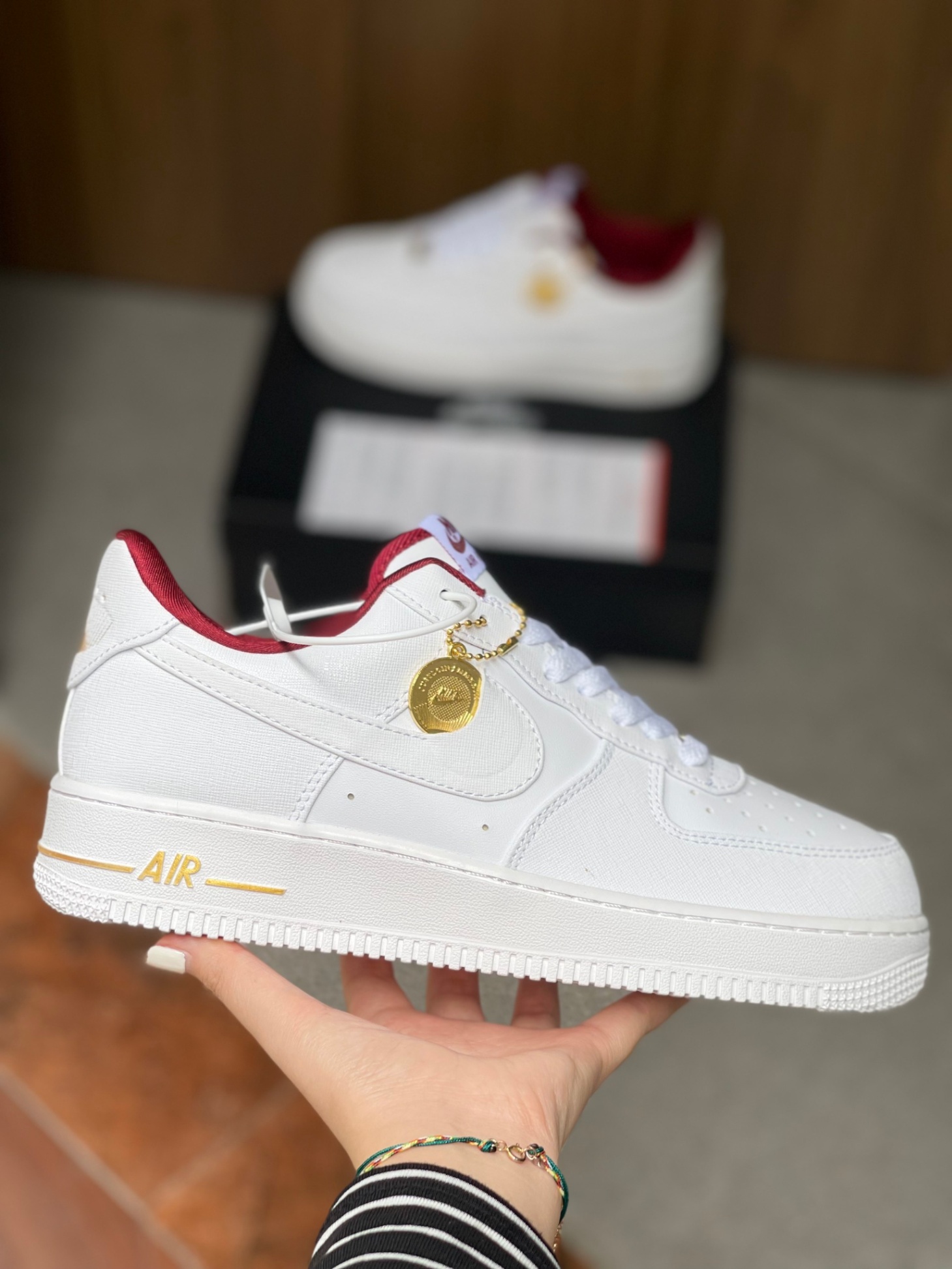 Nike Air Force Low '07 SE Just Do It Summit White Team Red (ORDER)