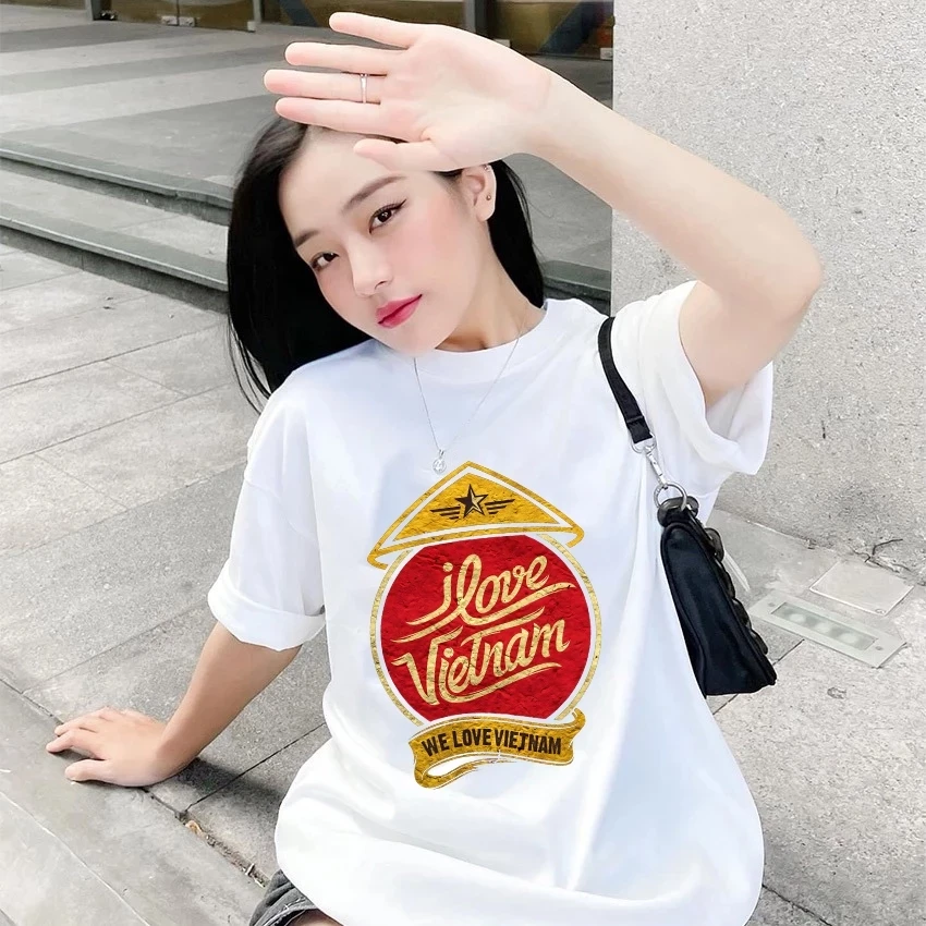 Áo Thun Việt Nam Tay Ngắn In Hình Nón Là We Love Viet Nam ATVN08 100% Cotton Oversized Nhiều Màu