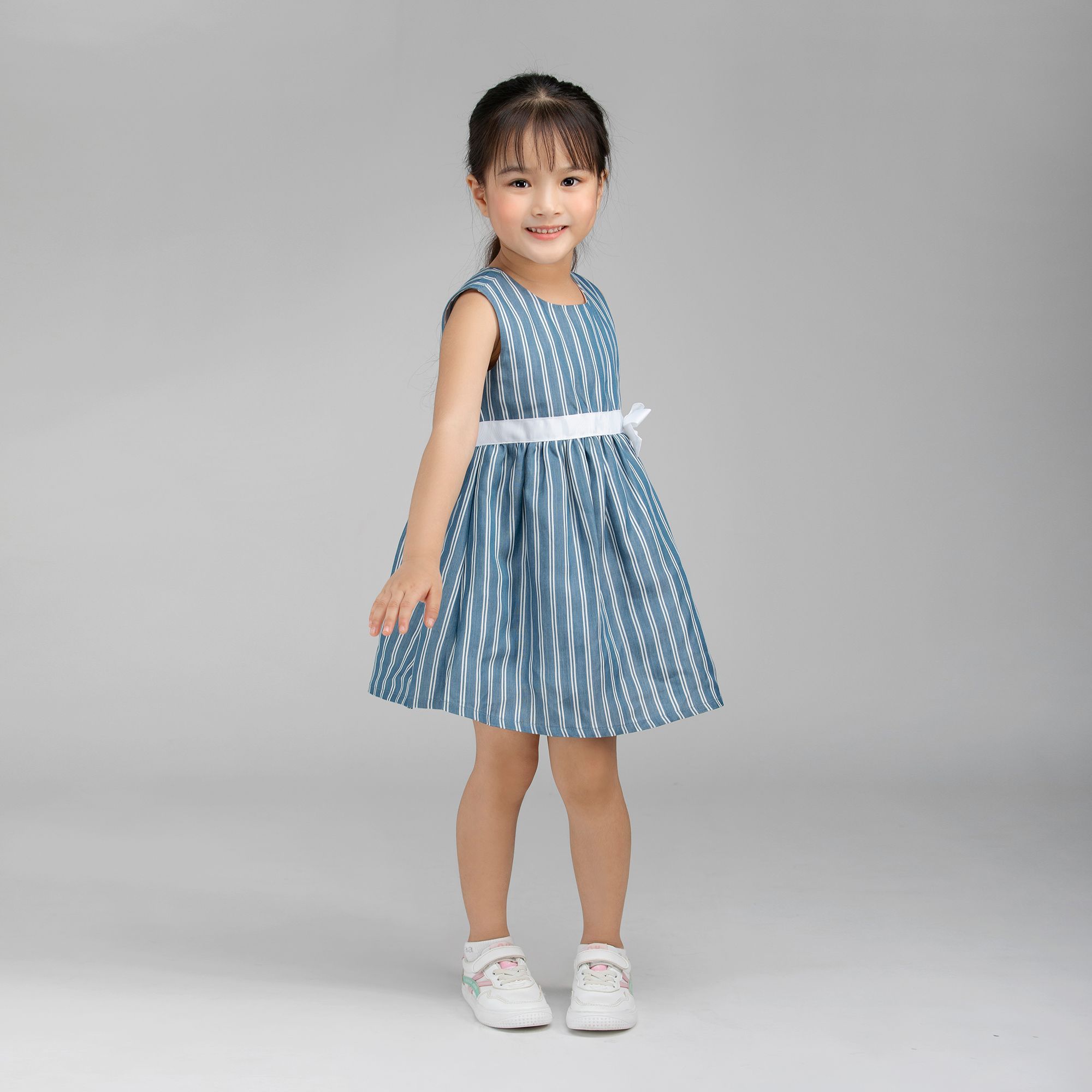 Set 2 dây kèm chân váy trắng cho bé gái size 100-150(4-8 tuổi) rẻ đẹp cho bé