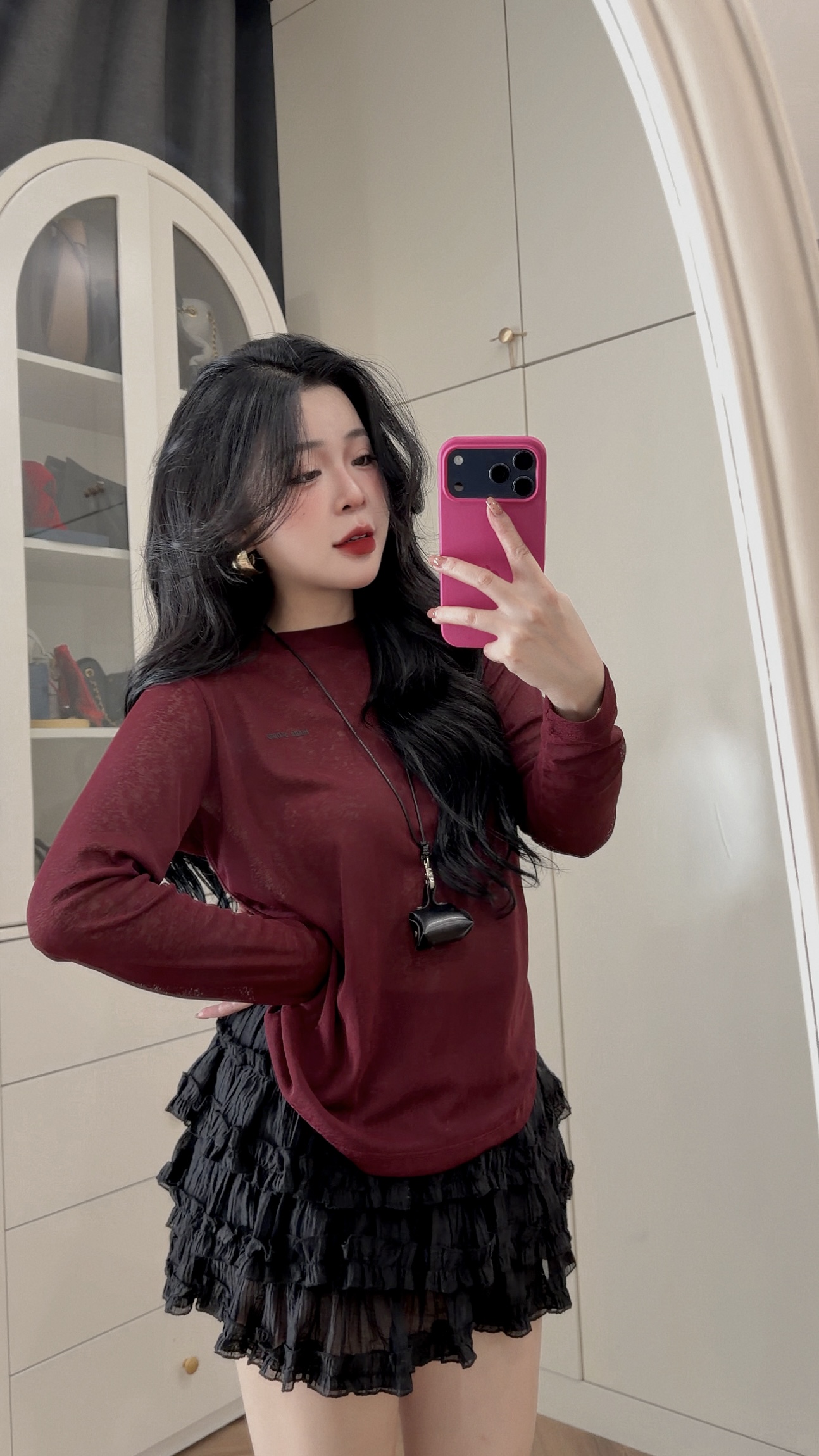Áo Thun Dài Tay Nữ Form Babytee Chất Liệu Thun Sương HIADA 31