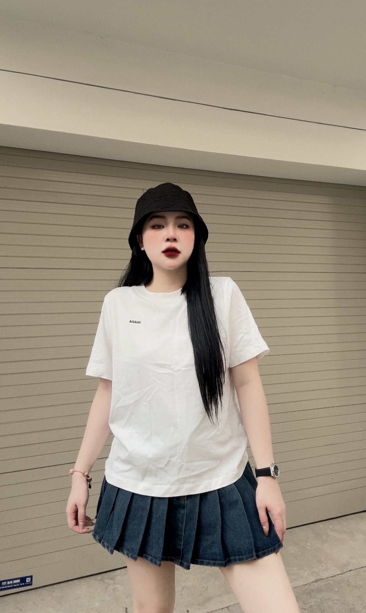 Áo Thun Babytee HIADA Cổ Tròn ( 100% Cotton Thoáng Mát ) - M - Trắng