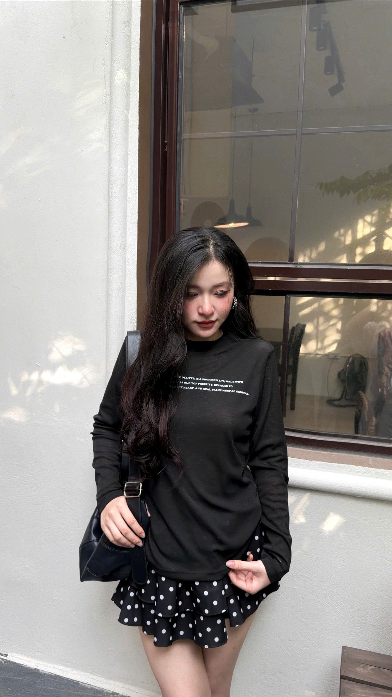 Áo Thun Sương Dài Tay In Lụa [ HIADA 37 ]