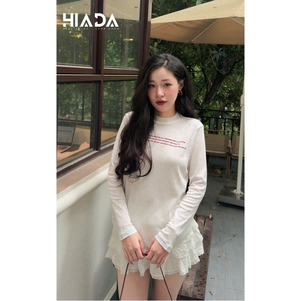 Áo Thun Sương Dài Tay In Lụa [ HIADA 37 ]