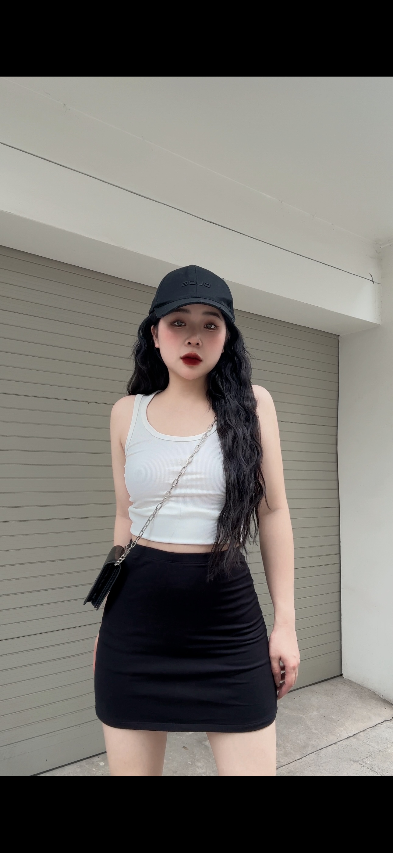Chân Váy Thun Chữ A Co Giãn 4 Chiều HIADA 12