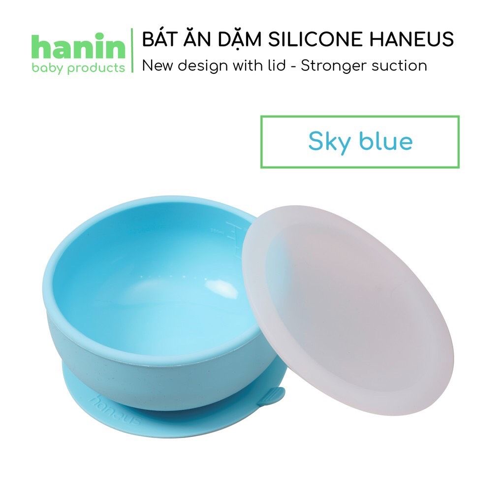 Bát Ăn Dặm Monee Silicone 150ml kèm đế nhựa