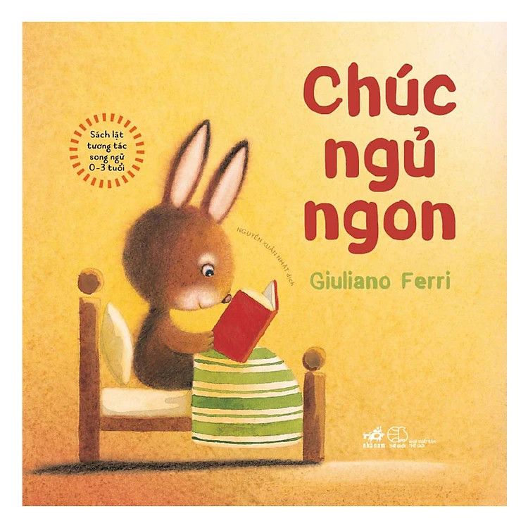 Sách lật tương tác song ngữ 0-3 tuổi: Chúc ngủ ngon?