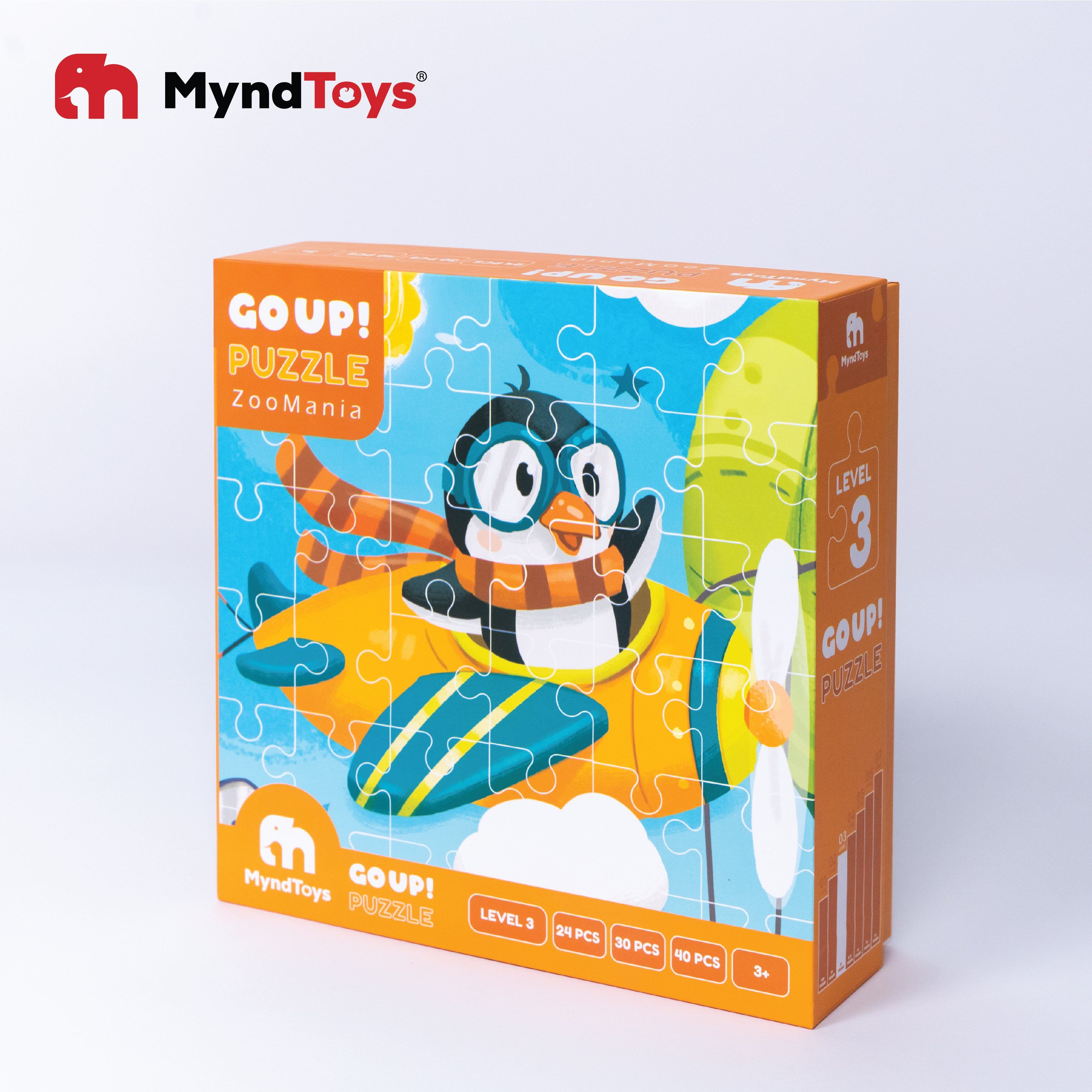 DCGD Myndtoys 1-3y Mẫu 04 (Go up Puzzle ZooMania)