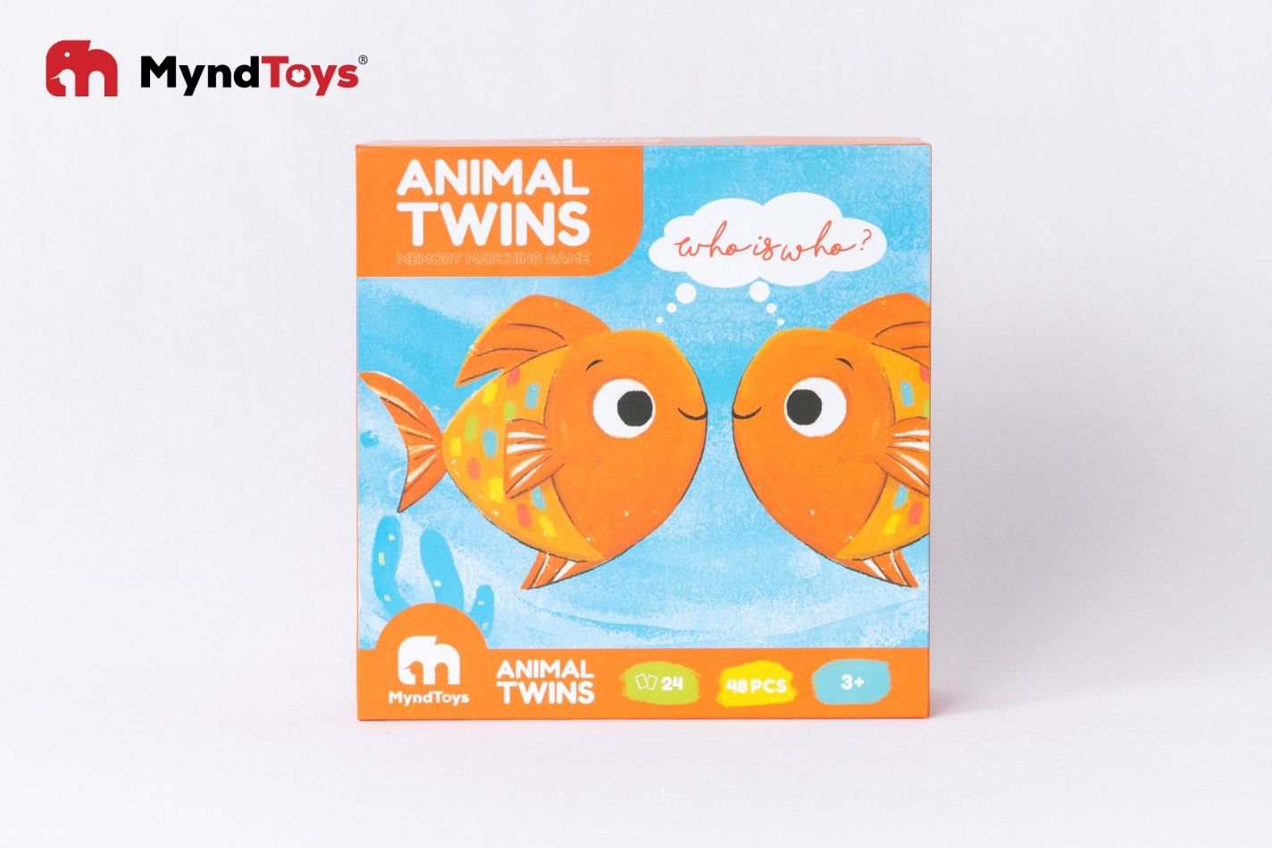 DCGD Myndtoys 1-3y Mẫu 05 (Matching & Memory Game Animals Twins)