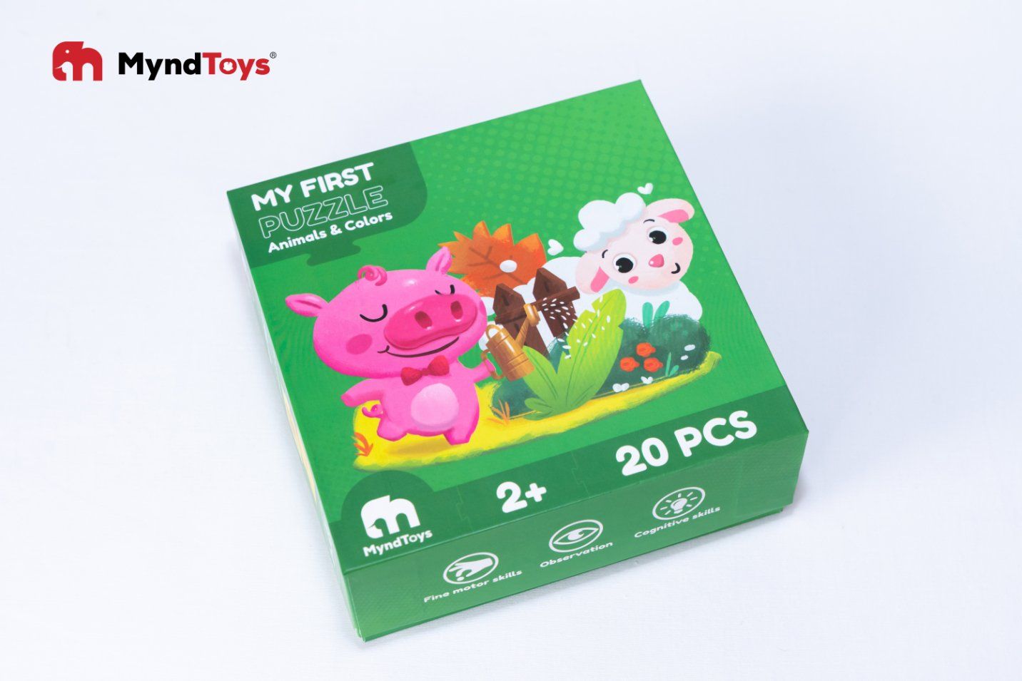 DCGD Myndtoys 1-3y Mẫu 01 (My First Puzzle - Animals & Color)