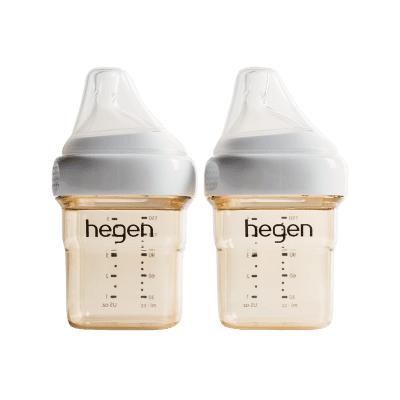 Bình Hegen 150ml đôi/đơn kèm núm 1 (size S)