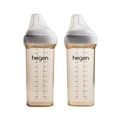 Bình Hegen 330ml đôi/đơn kèm núm 3 (size L)