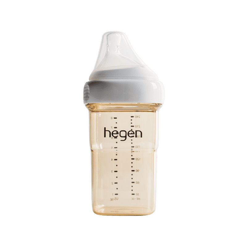 Bình Hegen 240ml đôi/đơn kèm núm 2 (size M)