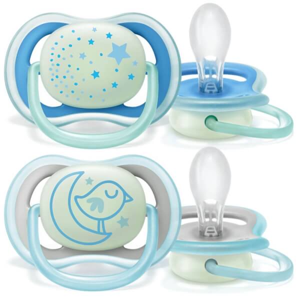 Ti giả Avent Soft/Ultra Air 0-6m/6-18m Cho Bé [Loại Thường/ Phản Quang]