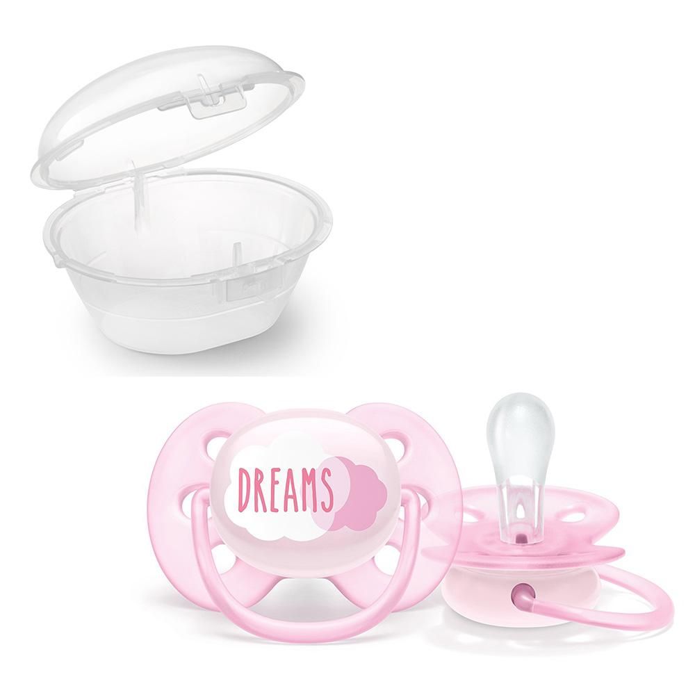 Ti giả Avent Soft/Ultra Air 0-6m/6-18m Cho Bé [Loại Thường/ Phản Quang]