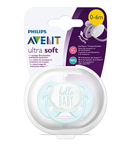 Ti giả Avent Soft/Ultra Air 0-6m/6-18m Cho Bé [Loại Thường/ Phản Quang]