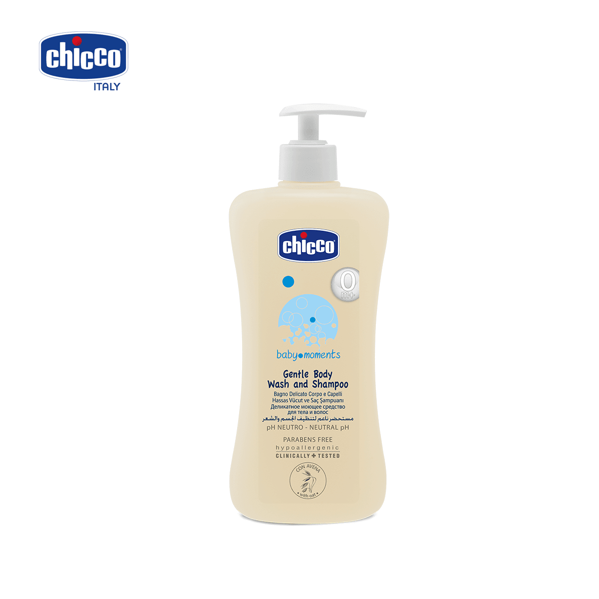 Sữa Tắm Gội Chicco Cho Bé Từ Sơ Sinh 0M+ [Thương Hiệu Chicco, Xuất xứ Italy]