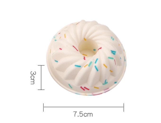 Khuôn Làm Bánh Silicon - Mẫu 04 - Tròn Donut