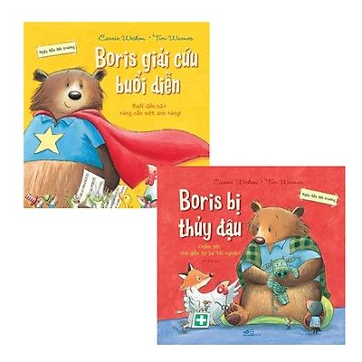 Bộ 2 cuốn sách Boris - Ngày đầu đến trường - 3Y+