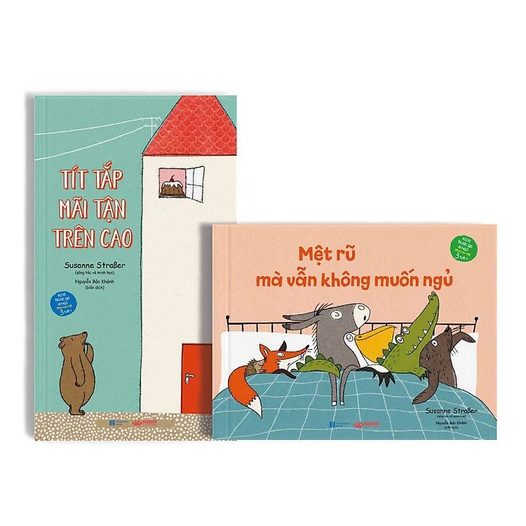 Bộ 2 Cuốn Rủ Rỉ Trước Giờ Đi Ngủ: Tít Tắp Mãi Tận Trên Cao, Mệt Rũ Mà Vẫn Không Muốn Ngủ 3y+