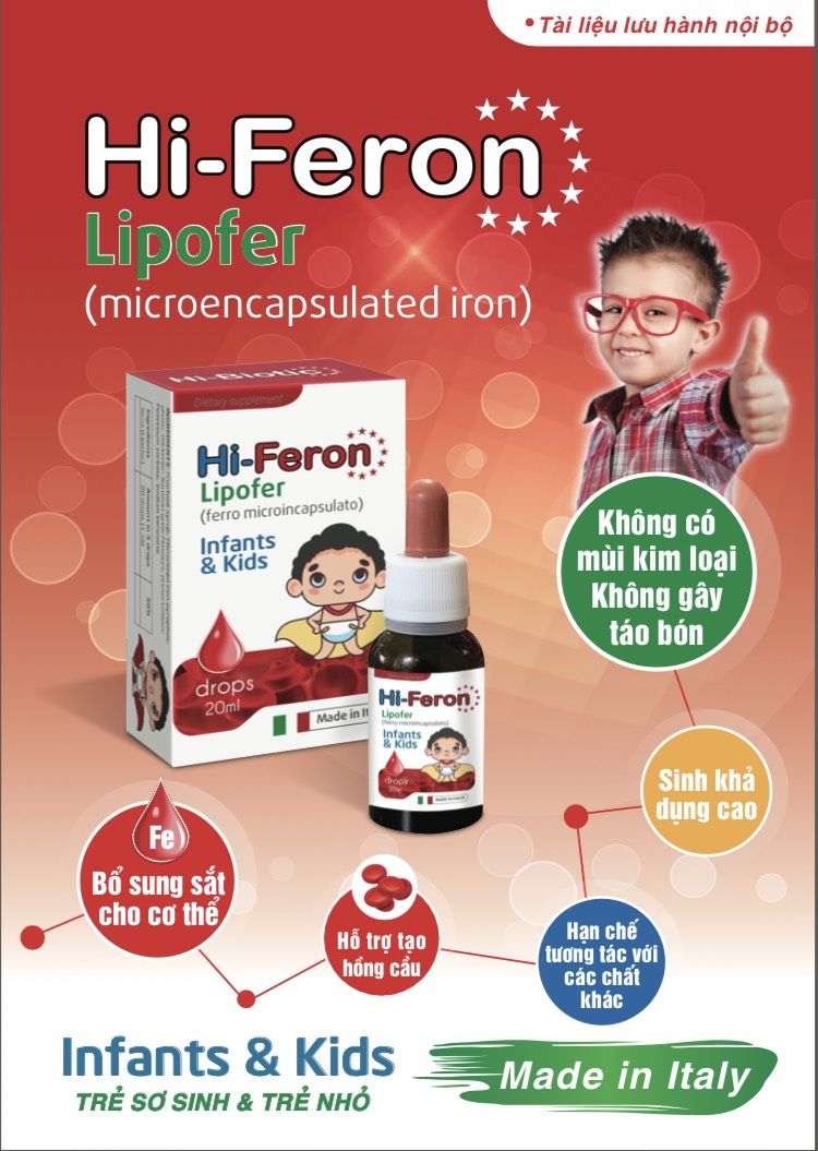 Sắt dạng nhỏ giọt Hi - Feron (20ml)