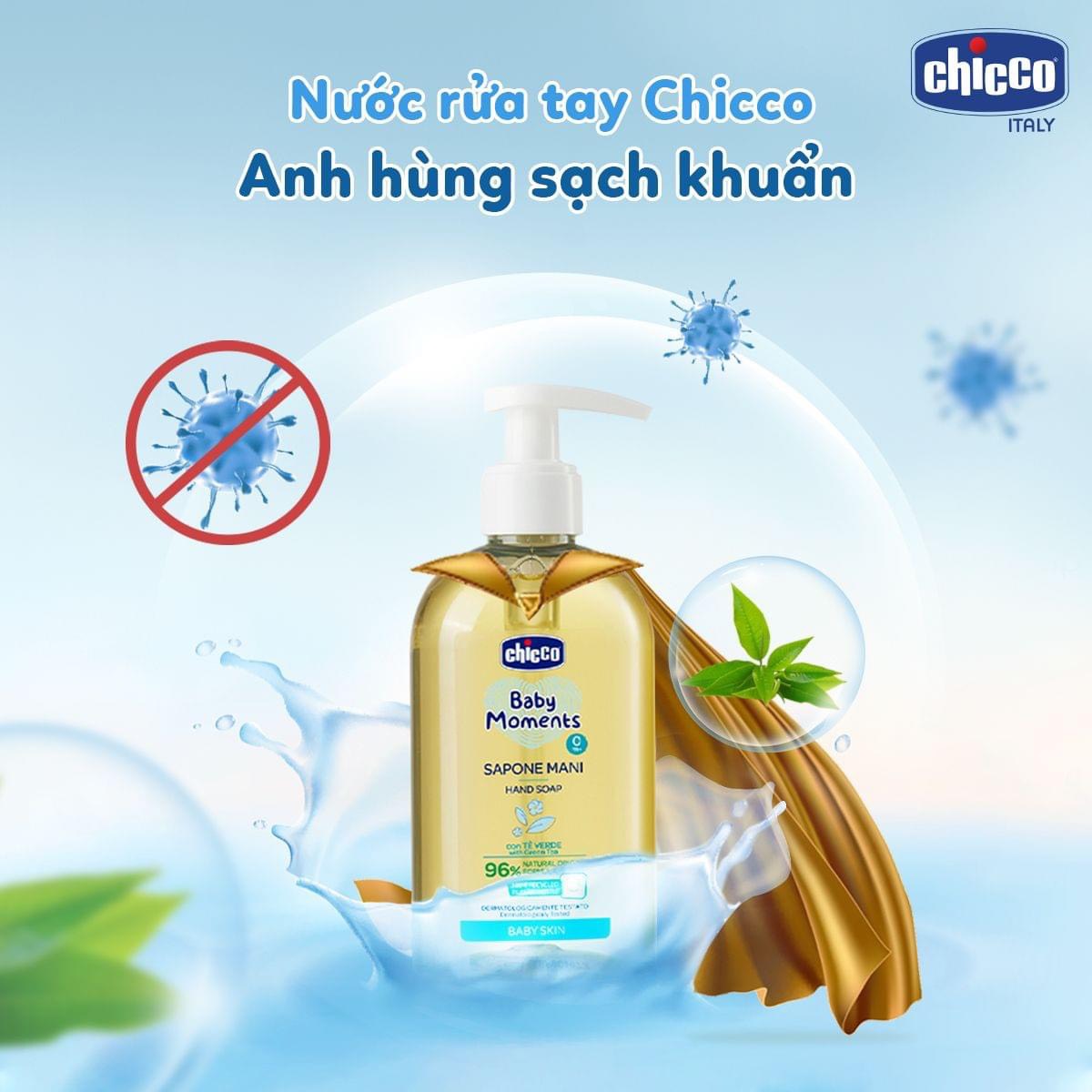 Nước rửa tay Chicco Dạng gel