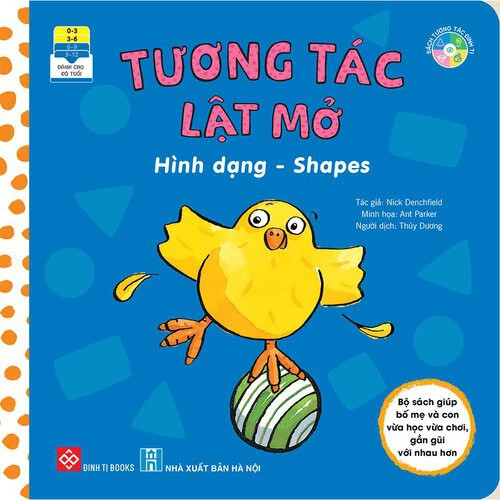 Sách Tương tác lật mở 0-6Y - Hình dạng - Shapes