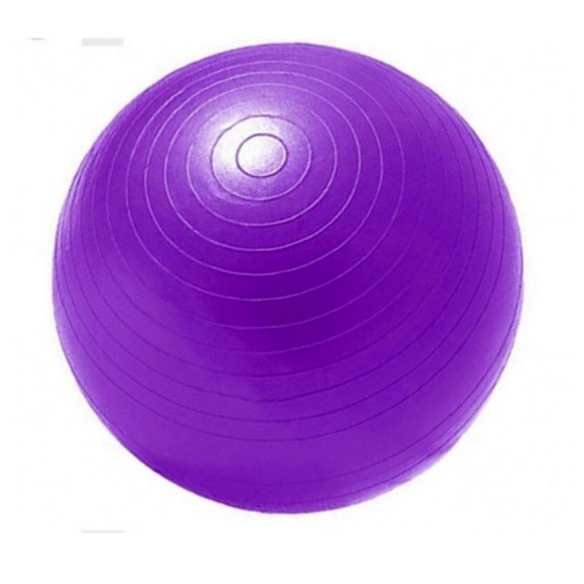 Bóng Yoga size 65cm kèm bơm - Màu Tím