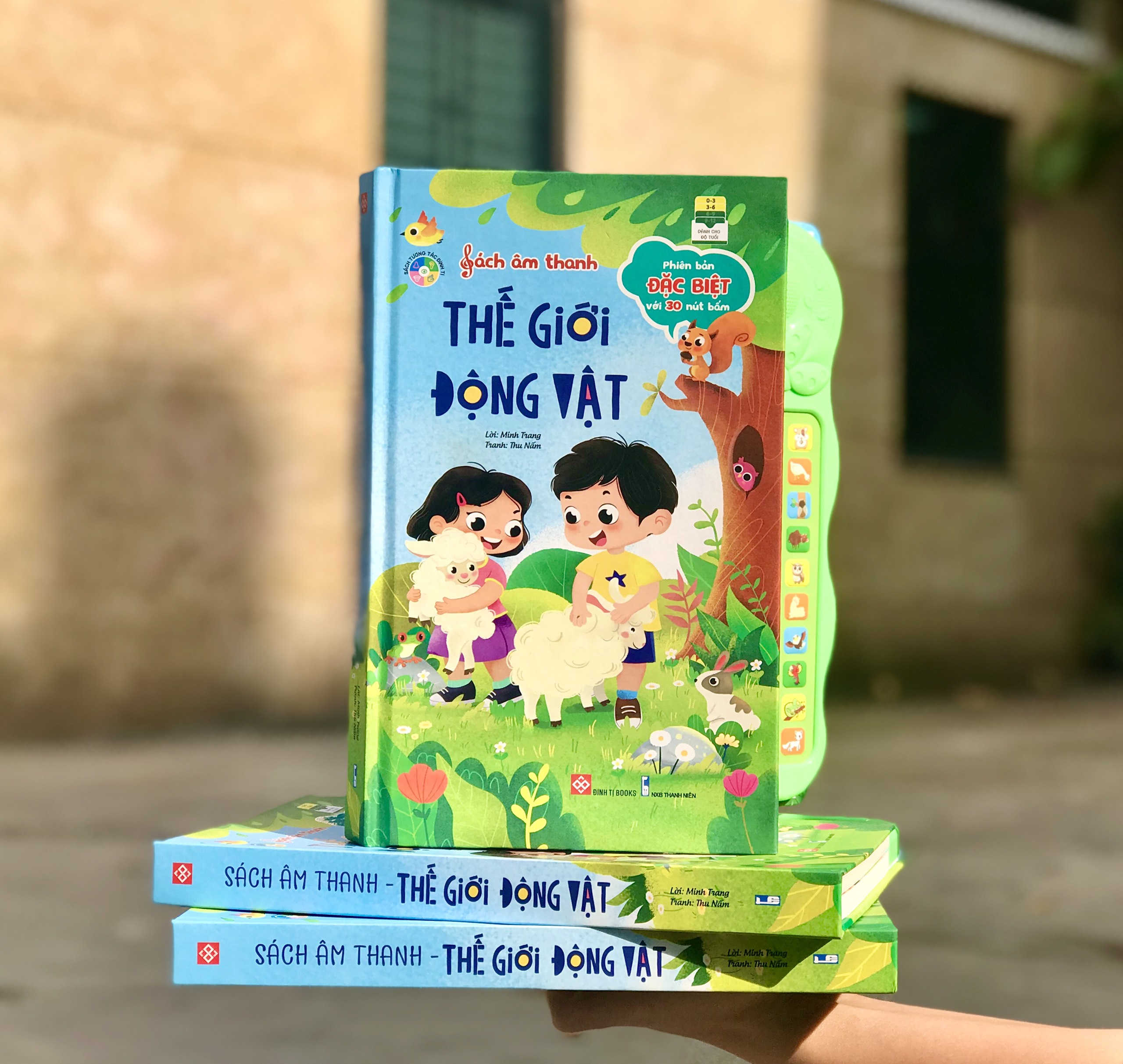 Sách âm thanh 0-6Y - Thế giới động vật (Bản đặc biệt với 30 nút bấm - Khổ to)