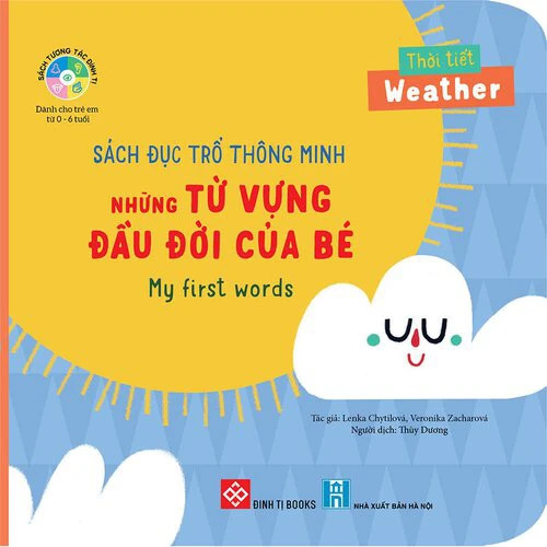 Sách đục trổ thông minh - Những từ vựng đầu đời của bé - Thời tiết - Weather