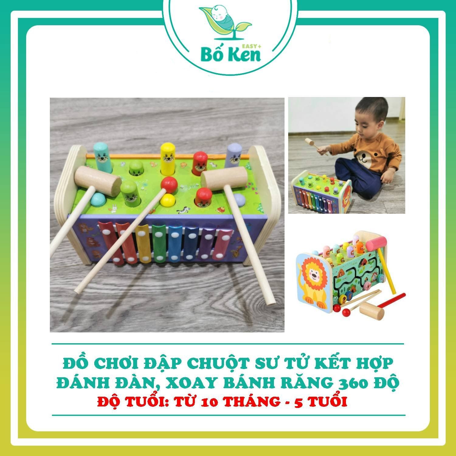 DC gỗ: Đập chuột sư tử TQ (Gỗ)