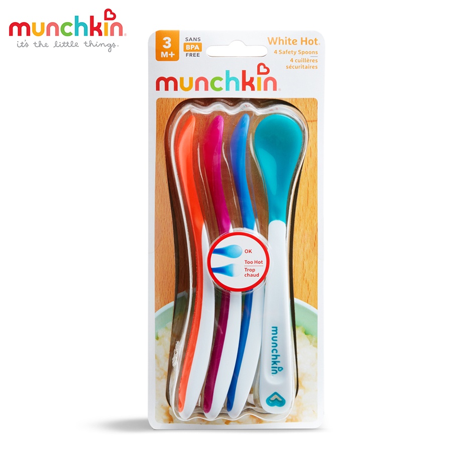 Thìa Nhựa Báo Nóng Munchkin Ăn Dặm Kiểu Nhật Và Truyền Thống