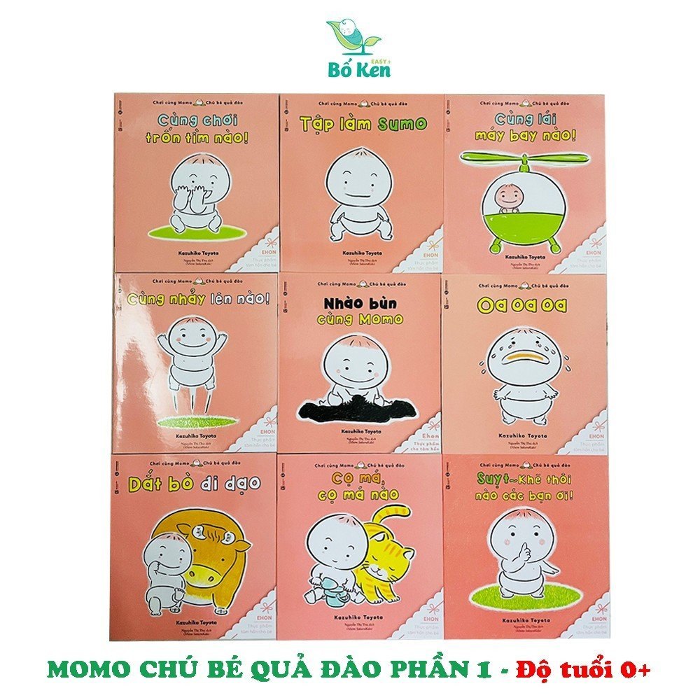 Combo Sách Momo - Chú Bé Quả Đào - 01 - 441k - Bộ 9 cuốn