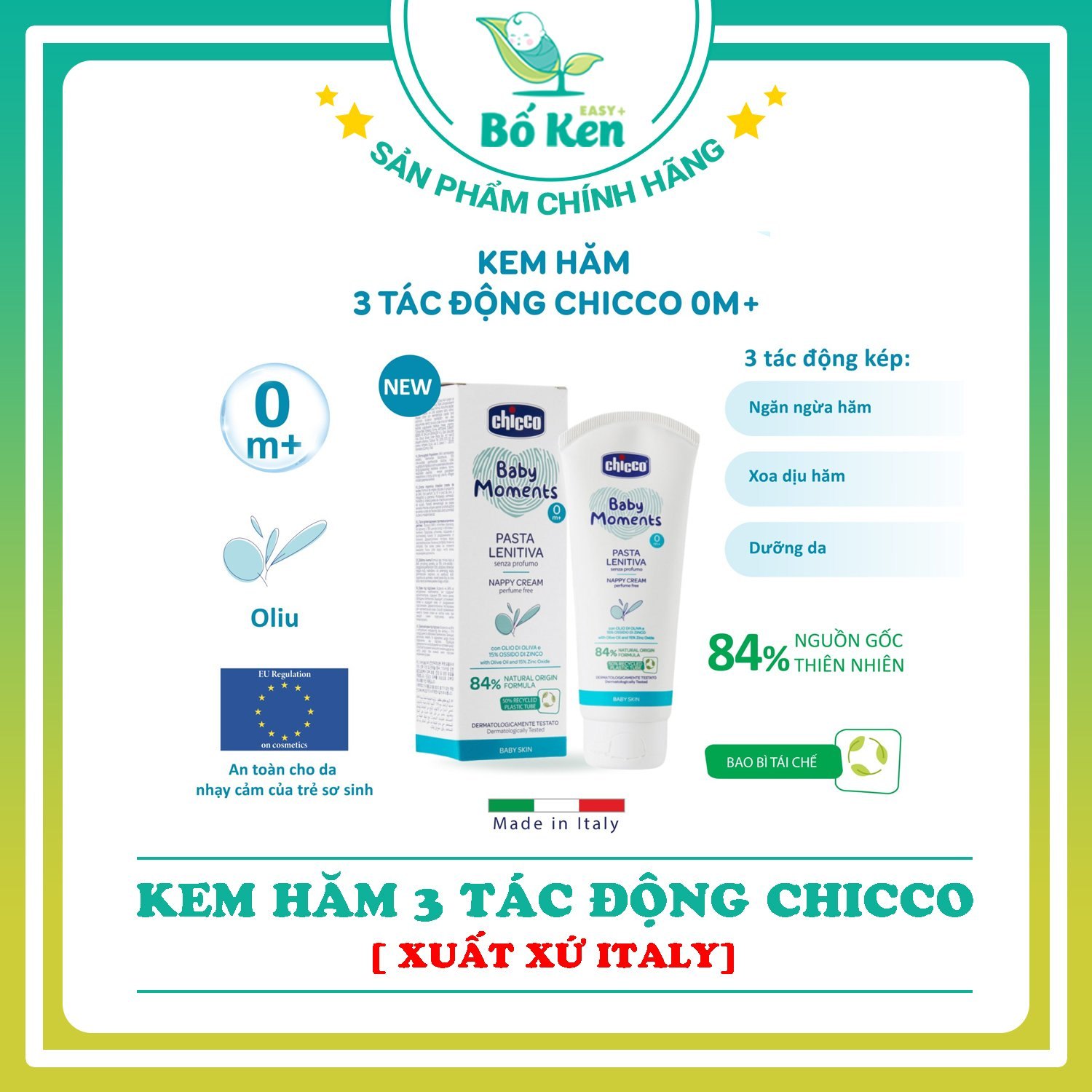 Kem chống hăm Chicco 100ml