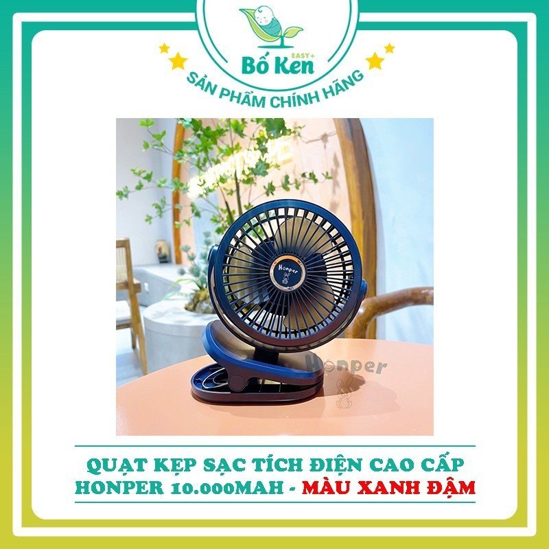 Quạt Honper sạc tích điện 10.000mAh