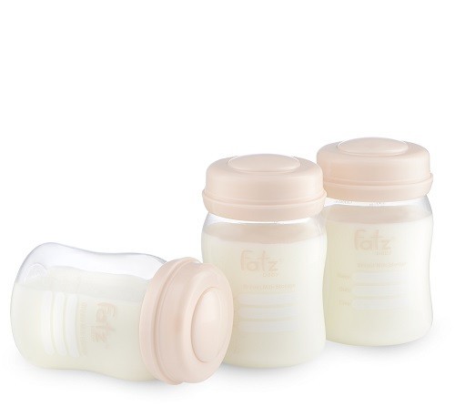 Bộ 3 bình trữ sữa Fatzbaby Dung tích 140 và 150ml