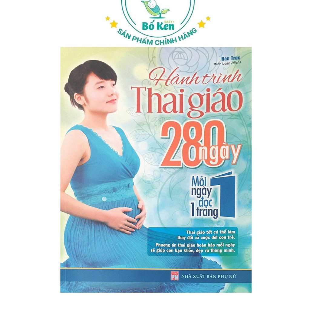 Sách Hành trình thai giáo - 280 ngày mỗi ngày đọc 1 trang TB 95k