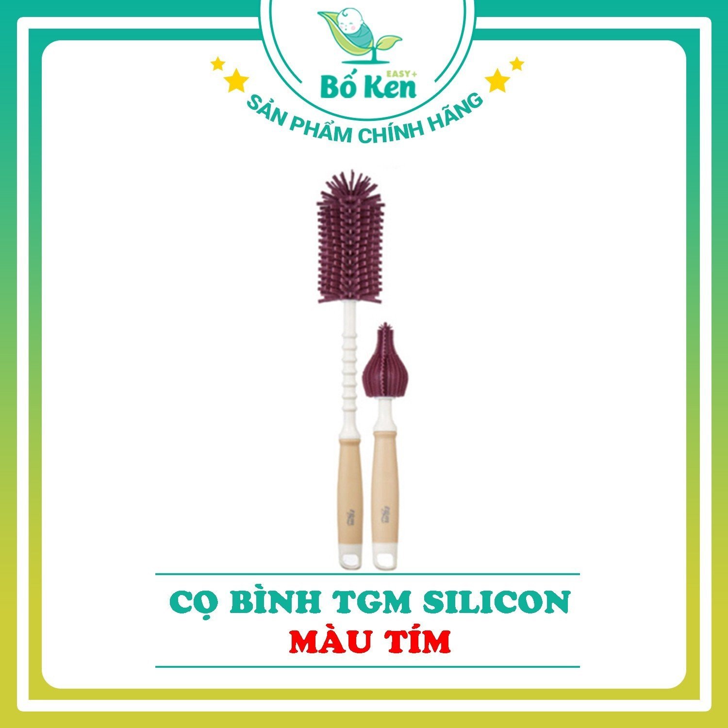 Cọ Bình sữa Silicon cao cấp TGM