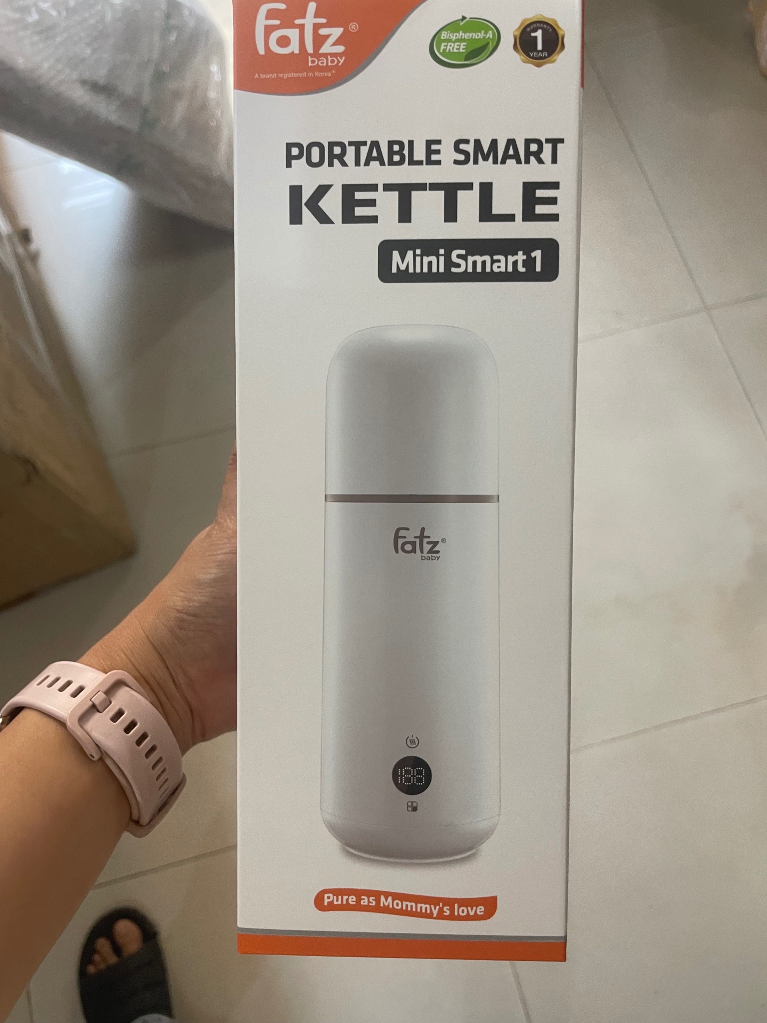 Dụng cụ đun và hâm nước pha sữa cầm tay - Mini Smart 1 - FB3622VA